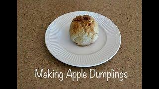 ASMR-Making Apple Dumplings (no talking)
