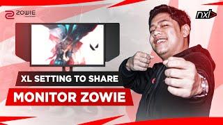 Monitor Zowie Favorite NXL Valorant | XL Setting to Share