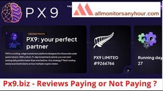 px9.biz, Reviews Paying Or Not Paying ? #all_hyip #HYIP_daily_update #NEW_HYIP #HYIP_monitor