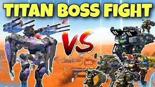  1vs6 AETHER VS COSSACKS ARMY TITAN BOSS FIGHT SKIRMISH CONCEPT || WAR ROBOTS ||