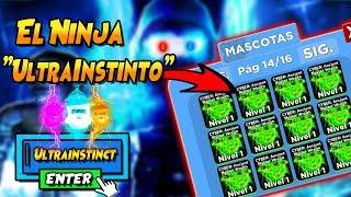 NUEVO "Ninja Ultrainstinto" ‍ CODIGOS SECRETOS PETS ZX LEGEND (Ninja Legends ROBLOX)