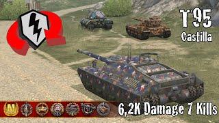 T95  |  6,2K Damage 7 Kills  |  WoT Blitz Replays