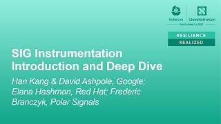 SIG Instrumentation Introduction and D... Han Kang, David Ashpole, Elana Hashman, Frederic Branczyk