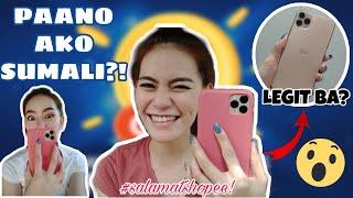 NANALO AKO NG IPHONE 11 PRO MAX SA SHOPEE GAME  UNEXPECTED!!  | LOVELY ROSE