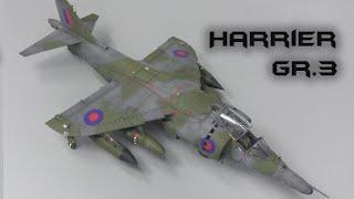 Harrier GR.3 Rapid Video Build : Kinetic Model Kits : 1/48 Scale