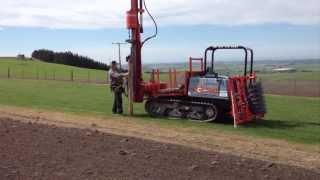 Solotrack Post Driver with Fencing Equipment
