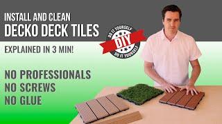 DECKO Tiles | The Premium DIY OUTDOOR Deck Tiles