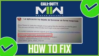 Fix: Call of Duty Warzone 2.0/Modern Warfare II Error Code: 0x8007000e