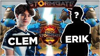 STORMGATE  : Clem vs Erik - Le PREMIER Match du Français !  