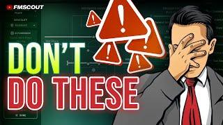 5 Mistakes You MUST Avoid In FM23 | Football Manager 2023 Tutorial