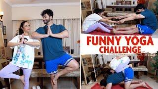 We Tried The Weird Yoga Poses | Yoga Challenge | Jasmin Bhasin | Aly Goni