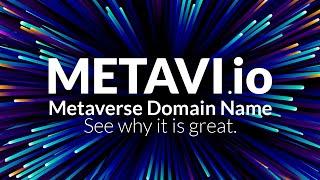 Metaverse Domain Name "METAVI.IO" ⭐ For Sale ⭐