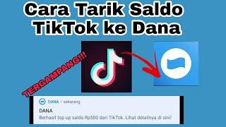 Cara Tarik Saldo TikTok ke Dana - Auto berhasil!!