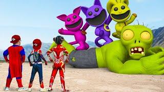 SMILING CRITTERS Sad Origin Story Rescue Tani From Hulk Zombie | Scary Teacher 3D - Poppy Playtime 3