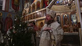 Слово митрополита Тихона на всенощном бдении в храме Рождества Христова города Печоры