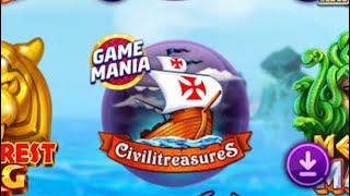 Slotomania. GAME MANIA 30 free spins, bet 10T  #Civilitreasures