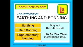 EARTHING AND BONDING – SUPPLEMENTARY AND MAIN BONDING DIFFERENCES – HOW DO THEY WORK & KEEP US SAFE?