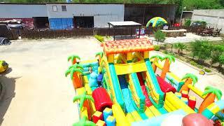 Inflatable Obstacle Jungle Maze | Wild Rides Party Rentals