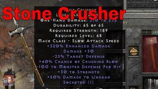 D2R Unique Items - Stone Crusher (Legendary Mallet)