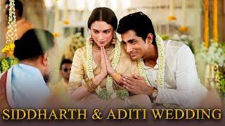 Siddharth Weds Aditi Rao ️ Wedding | Marriage Photos | Engagement | Love Story | Latest Today News