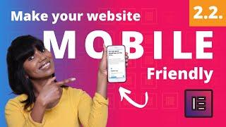 Mobile Friendly Website  in 10 minutes Using Elementor | WP Hub