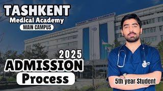 Tashkent medical Academy main campus admission process | step by step guide for application