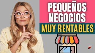 20 Ideas De Pequeños Negocios Rentables Con Mínima Inversión 