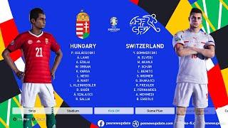 eFootball PES 2021 - Hungary vs Switzerland UEFA EURO 2024 GAMEPLAY PC 2024