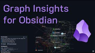 How to Analyze Knowledge Graphs using Network Science | Obsidian and InfraNodus