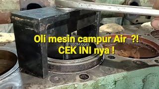 Cara melepas LINER (cylinder liner)