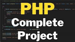 PHP Project For Beginners Step By Step Using VsCode And MySQL Database In One Video [ With Code ]