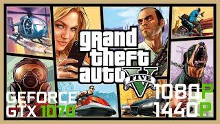 Grand Theft Auto 5 vs Nvidia GTX 1070 | Intel Core i7 6820HK | 1080p | 1440p | TEST