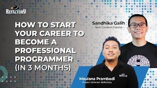 Webinar Refactory x Sandhika Galih