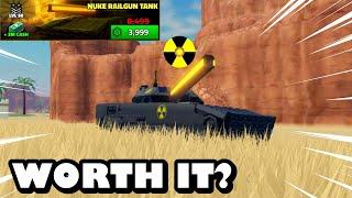 IS THE NEW NUKE TANK WORTH THE ROBUX IN ROBLOX MILITARY TYCOON?