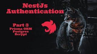 NestJS Authentication: Prisma ORM, Postgres, Bcrypt. Part 3