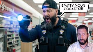 CRAZY Store Security DETAINS a Subscriber! | Then Real Cops Show Up