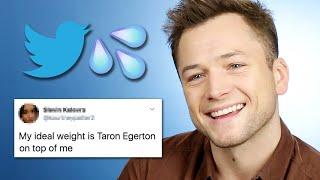 Taron Egerton Reads Thirst Tweets