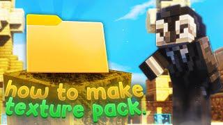 How to Make a Texture Pack in Minecraft (Resource Pack) Easily | 1.20.1