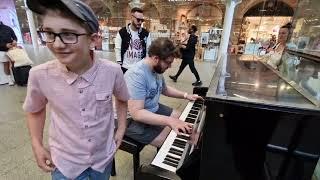 Kid Joins RASPUTIN Duet And Shocks Shoppers