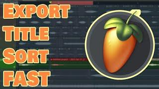 Export Individual Non-Unique Audio Clips FAST in FL Studio