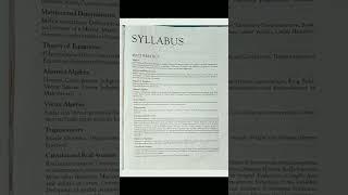 Nimcet Mca detail syllabus||#nimcet_complet_syllabus #nimcet #nimcet2023 #shorts #viral