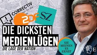 Die dicksten Medienlügen: sie meinen es ernst | Die Lage der Nation mit Roland Tichy