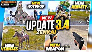 BGMI 3.4 UPDATE LIVE | NEW UPDATE GAMEPLAY @Zenkai__YT  #shorts  #trendingshorts #viral #shortsfeed