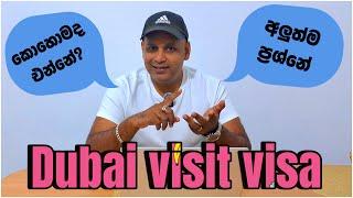 ඩුබායි විසිට් වීසා නවත්තලා නෑ . ඕවා බොරු කතා| Dubai visit visa| how to apply | update | sinhala