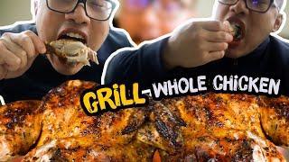 How to Grill a WHOLE CHICKEN   *MOST JUICIEST RECIPE