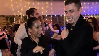 Oscar Martinez and Jennifer (Jsquared) - Salrica Dance social (Salsa)