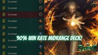 GWENT | Competitive Deck With 90% Win Rate ! Geralt Burn Them All