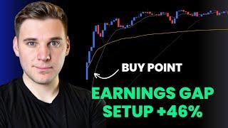 +46% Gain in 1 Day - The Earnings Gap Trading Setup - UPST Trade Analysis