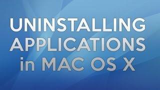 Uninstalling Applications Completely In Mac OS X - NEW
