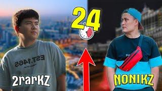 24 сағат NONIKZ-пен! Теннис ойнадық! 2RAR vs NONIKZ! Өте кызықты ВЛОГ!